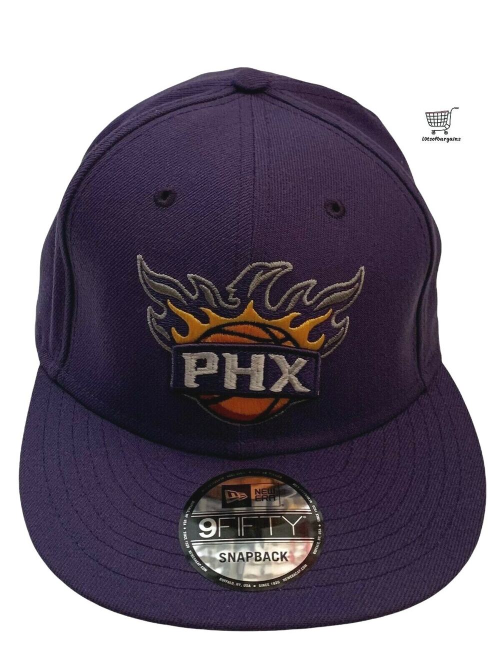 New Era 9FIFTY Phoenix Suns PHX NBA Throwback Snapback Adjustable Hat Cap New